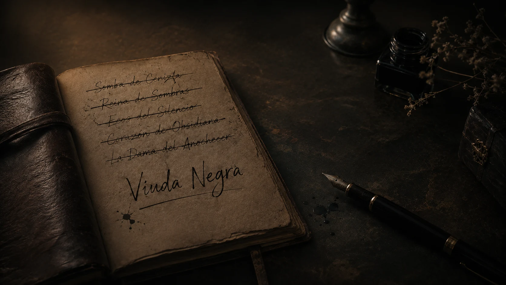 Escritura, cuaderno y atmósfera asociada a la etapa de escritor