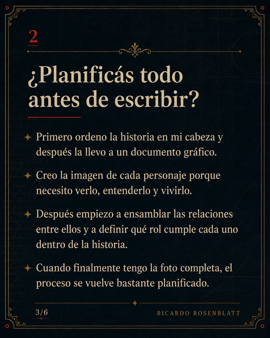 ¿Cómo nace una novela? · tarjeta 3
