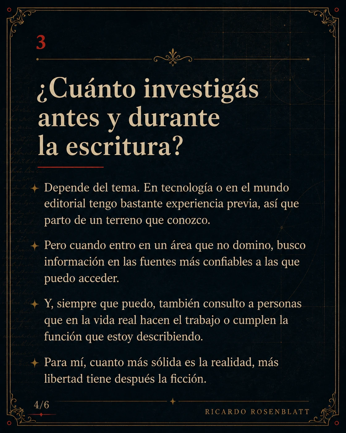 ¿Cómo nace una novela? · tarjeta 4