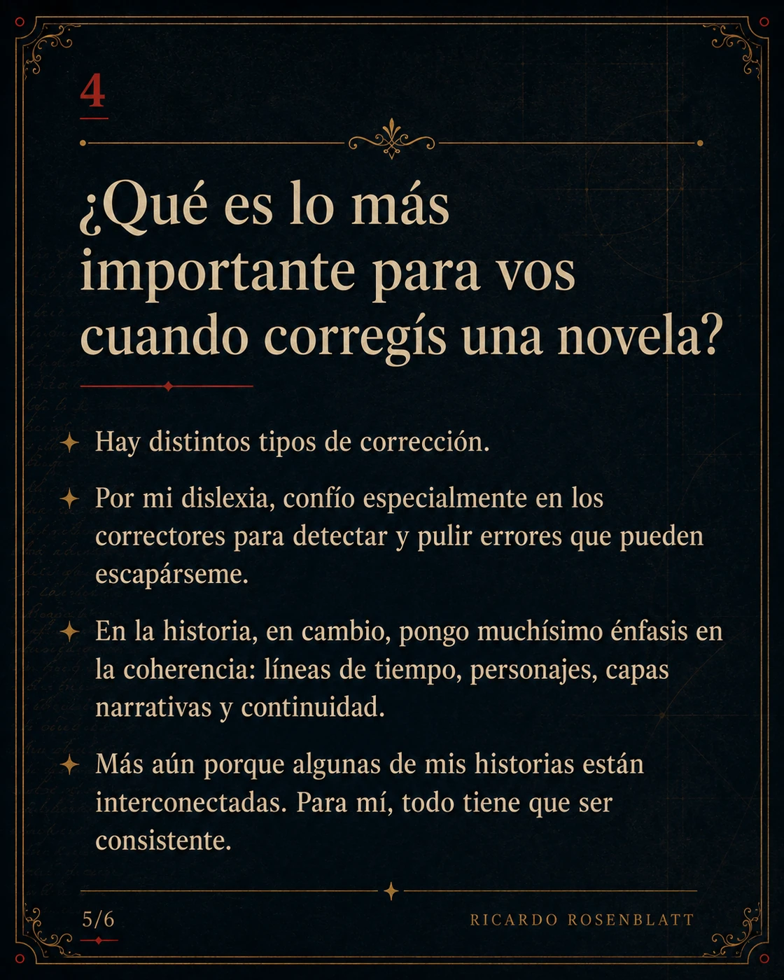 ¿Cómo nace una novela? · tarjeta 5