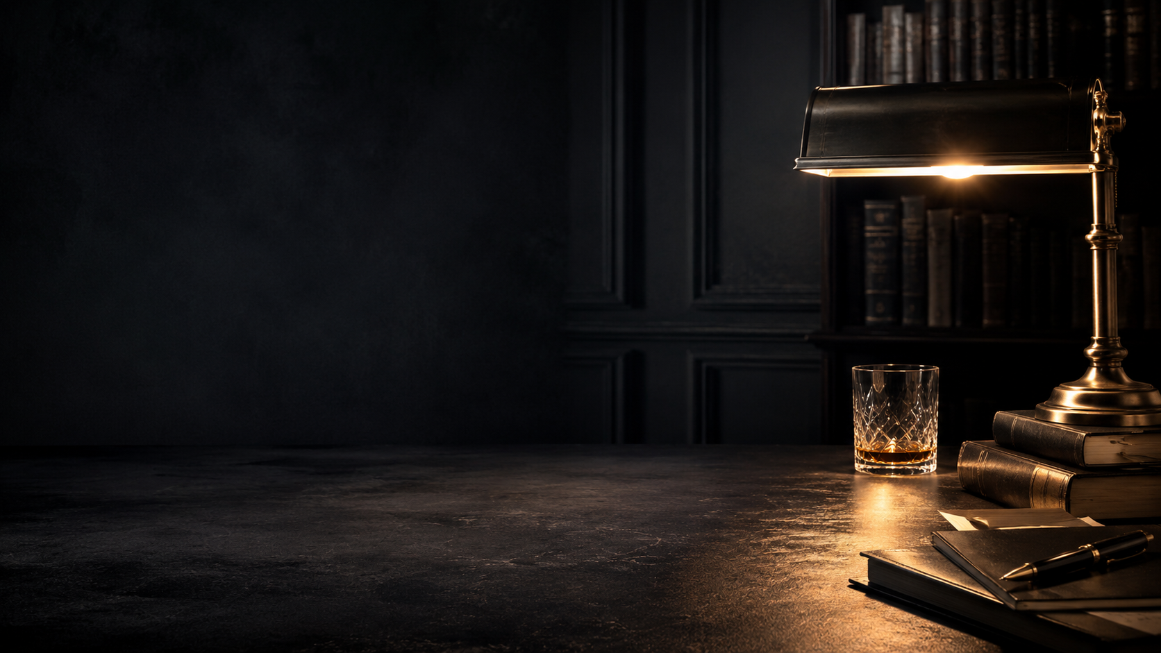 Escritorio y libros, imagen asociada a la etapa de escritor
