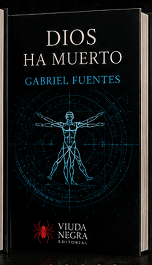 Cubierta ficticia de Dios ha muerto, de Gabriel Fuentes