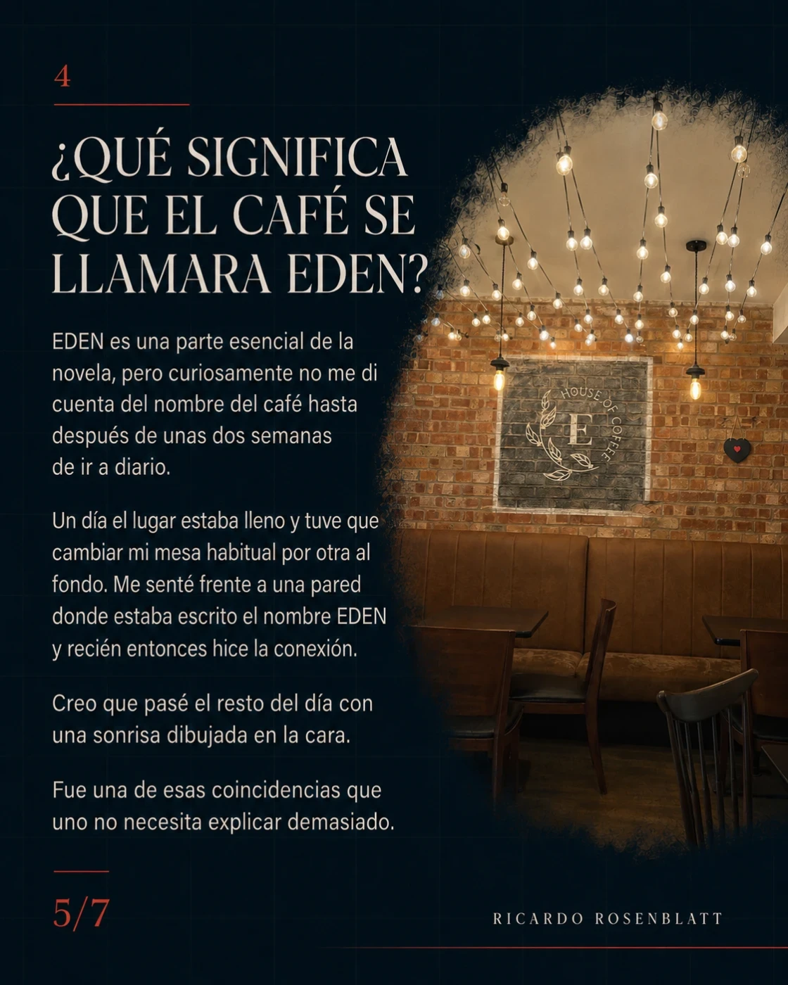 Escribir "Dios ha muerto" en Hereford. · tarjeta 5