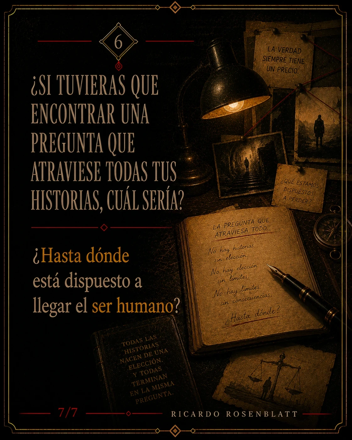 Detrás del thriller. · tarjeta 7