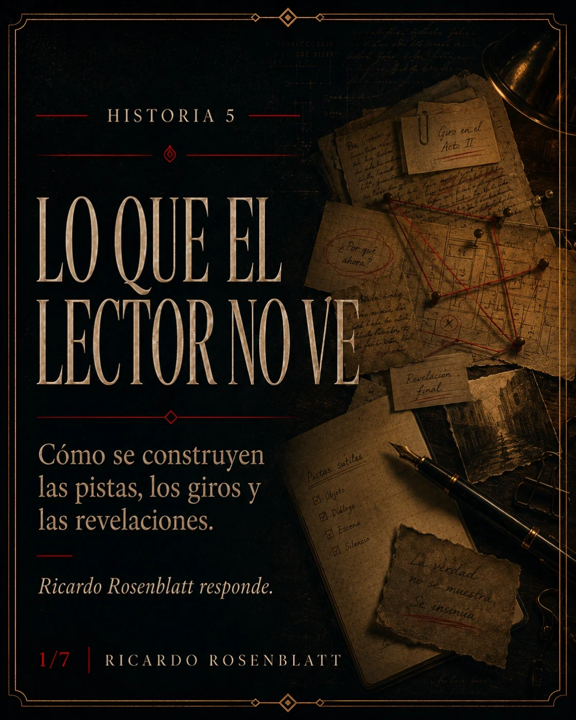Lo que el lector no ve.